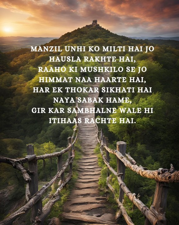 The Flight of Determination - Inspirational Shayari | Un Logon Ke Liye Jo Kabhi Nahi Haarte