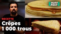 Pour la chandeleur, le chef Abdel Alaoui revisite la crêpe mille trous à la française