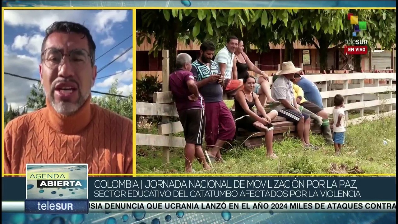 Colombianos se moviliza en solidaridad con el Catatumbo