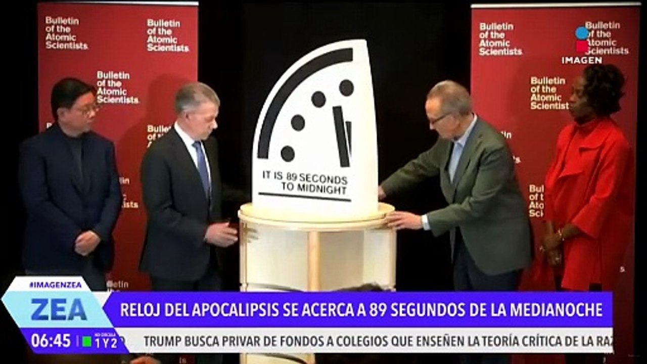 El "reloj del Apocalipsis" se acerca 89 segundos a la medianoche