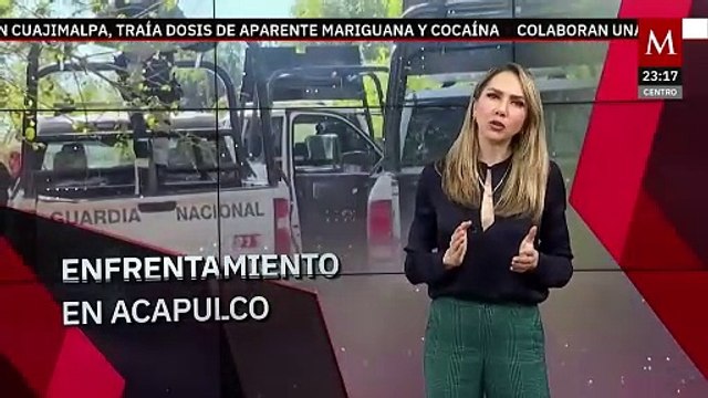 Cuatro muertos y nueve detenidos en enfrentamiento con policías en Acapulco