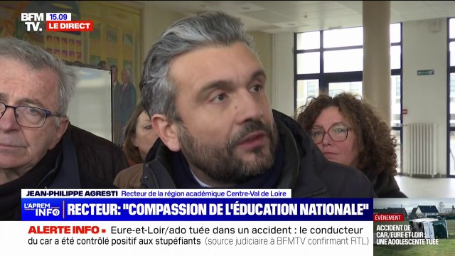 Accident de car scolaire à Chateaudun : Tout le monde est sous le choc réagit Jean-Philippe Agresti le recteur de la région académique Centre-Val de Loire