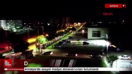 Antalya'da sosyal medya üzerinden tatilcileri dolandıran 2 şüpheli tutuklandı