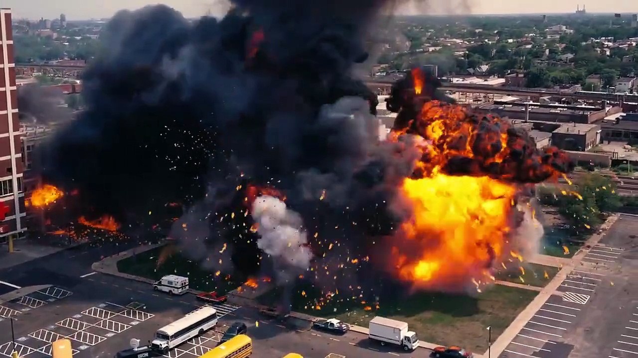 Joker blow up the hospital  - The Dark Knight UltraHD