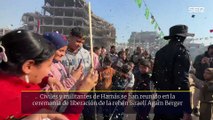 Así ha sido la ceremonia de liberación de la rehén israelí Agam Berger