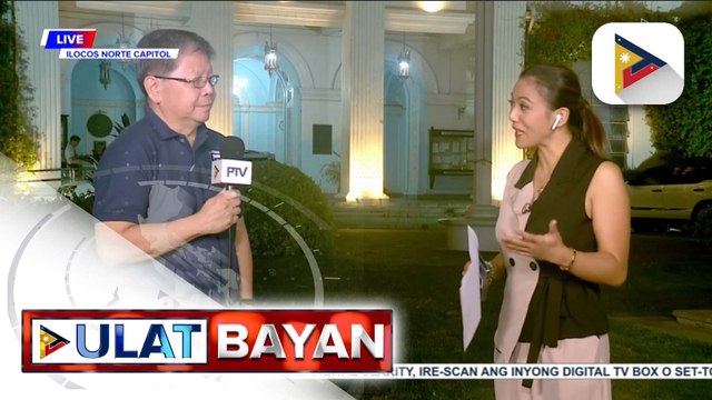 Panayam kay PTNI General Manager Antonio Baltazar Toby Nebrida Jr. kaugnay sa pagpapasinaya ng PTV Ilocos Norte Station sa Mariano Marcos State University sa Batac, Ilocos Norte