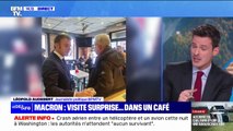 Emmanuel Macron a effectué ce matin une visite surprise à Hirson (Aisne), à la rencontre du maire et des habitants mais sans la presse