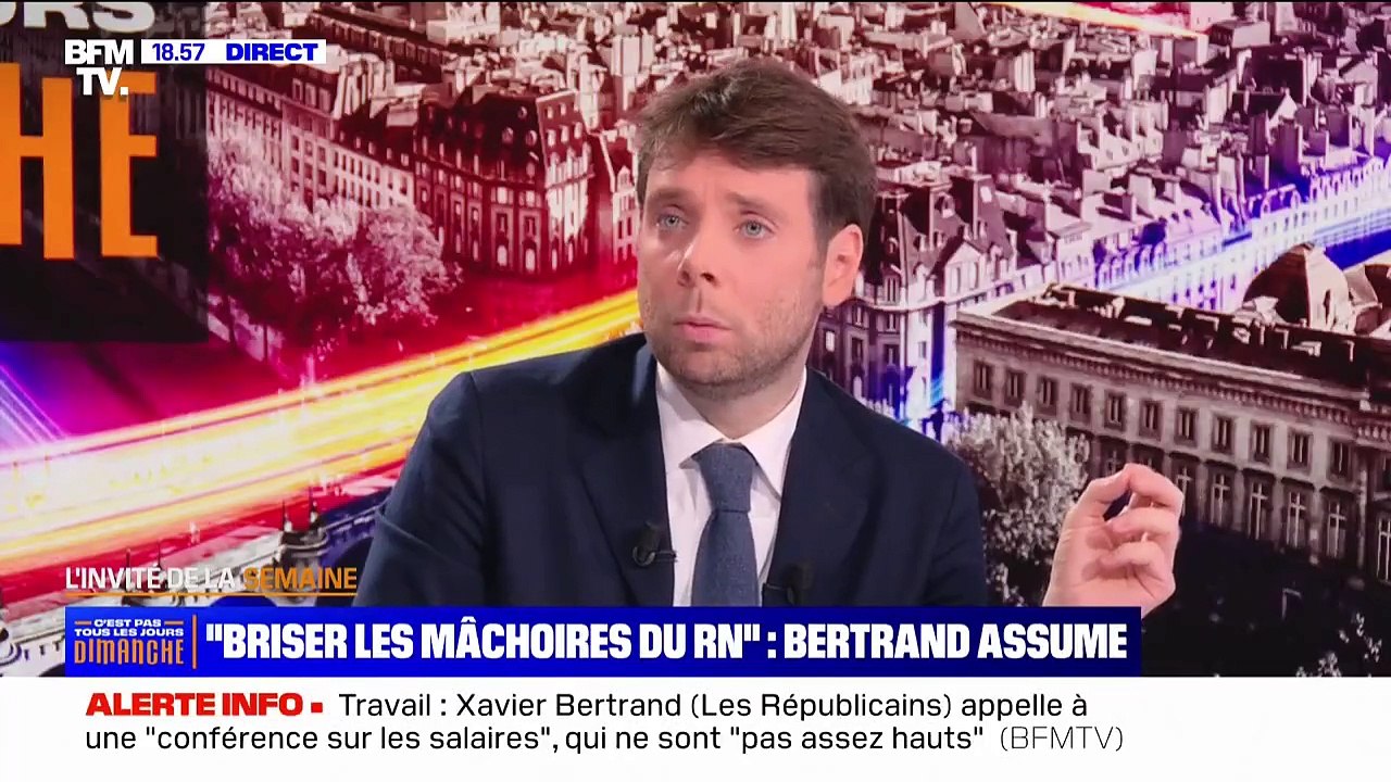 Xavier Bertrand (LR): "Je me prépare à l'élection présidentielle"