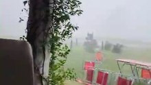 Tormenta de granizo en Bahía Blanca