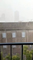 Tormenta de granizo en Bahía Blanca