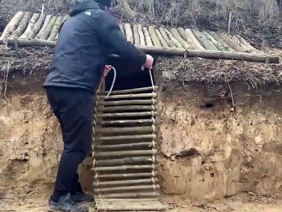 Hardwork Person make s secure house