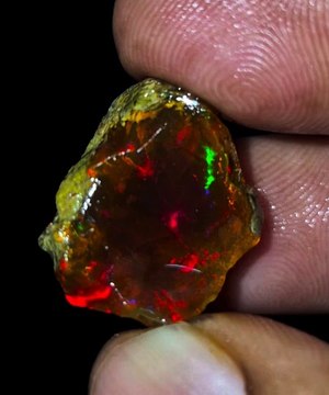 Natural Ethiopian opal rough red fire opal rough rainbow fire opal rough. S.K 5