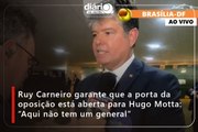 Ruy Carneiro garante que a porta da oposição está aberta para Hugo Motta: “Aqui não tem um general”