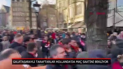 Galatasaray taraftarı Ajax maçına ısınıyor