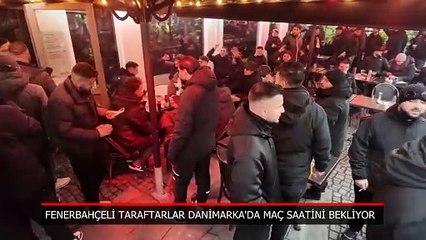 Fenerbahçe taraftarı Danimarka'da Kadıköy'ü aratmadı!