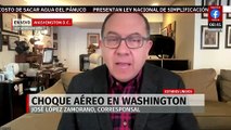 Reanudan operaciones en aeropuerto de Washington DC tras accidente aéreo
