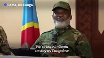 'We are in Goma to stay' says M23 coalition chief in DR Congo