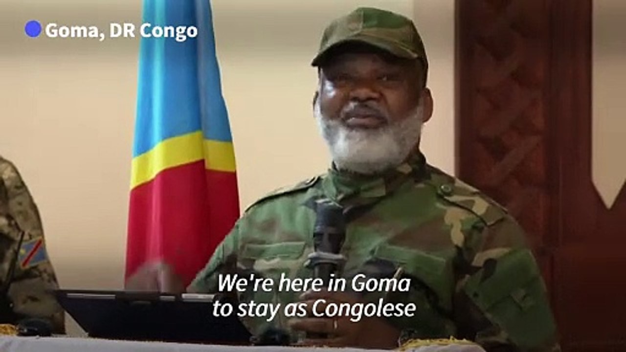 'We are in Goma to stay' says M23 coalition chief in DR Congo