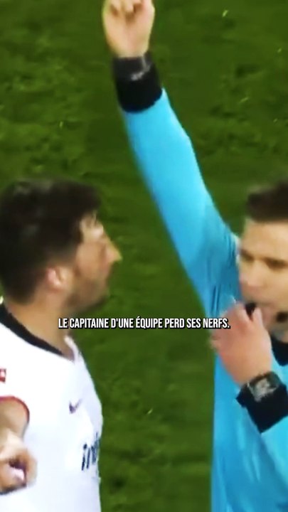 Quand un capitaine perd ses nerfs #sport #football