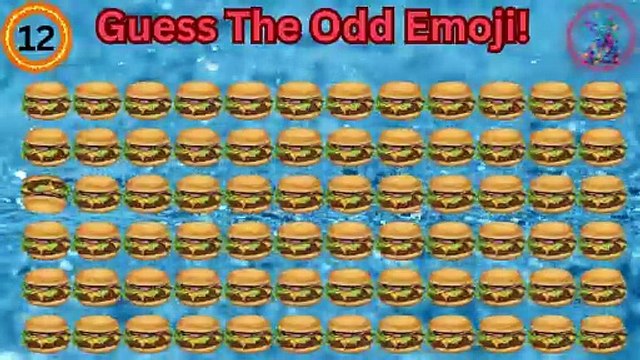 Find the ODD One Out - Junk Food Edition | Odd Emoji | Emoji Challenge