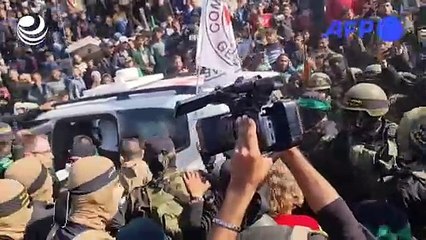 Israel y Hamás inician el tercer canje de rehenes y presos en la tregua de Gaza