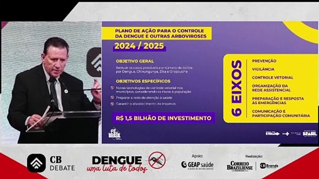 CB Debate Dengue | Swedenberger Barbosa, secretário-executivo do Ministério da Saúde