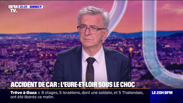 Accident de car en Eure-et-Loir: Nous attendons avec une grande impatience que les responsabilités soient établies , affirme François Bonneau (président de la région Centre-Val-de-Loire)