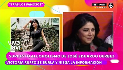 Victoria Ruffo niega José Eduardo Derbez sufra alcoholismo