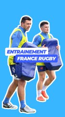 Dernier entraînement du XV de France avant le début des 6 Nations 2025