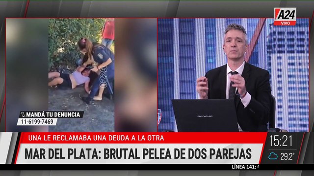 📢 MAR DEL PLATA: BRUTAL PELEA ENTRE DOS PAREJAS POR EL RECLAMO DE UNA DEUDA