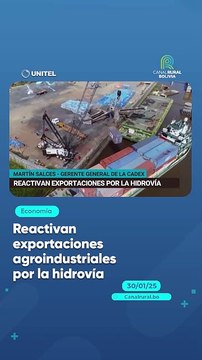 Reactivan exportaciones agroindustriales por la hidrovía Paraguay - Paraná
