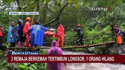 Kemping di Gunung Muria, 3 Remaja Tertimbun Tanah Longsor