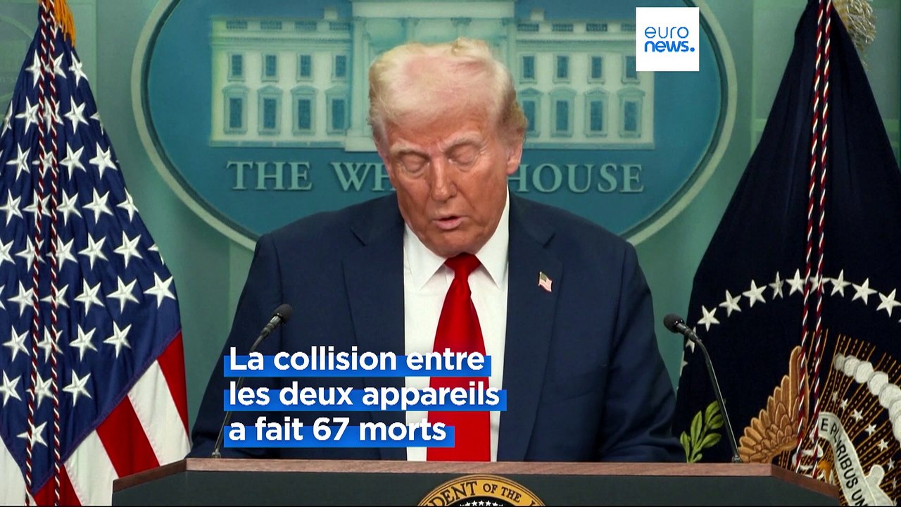 Crash aérien à Washington : Trump accuse les politiques de diversité d'être à l'origine du drame