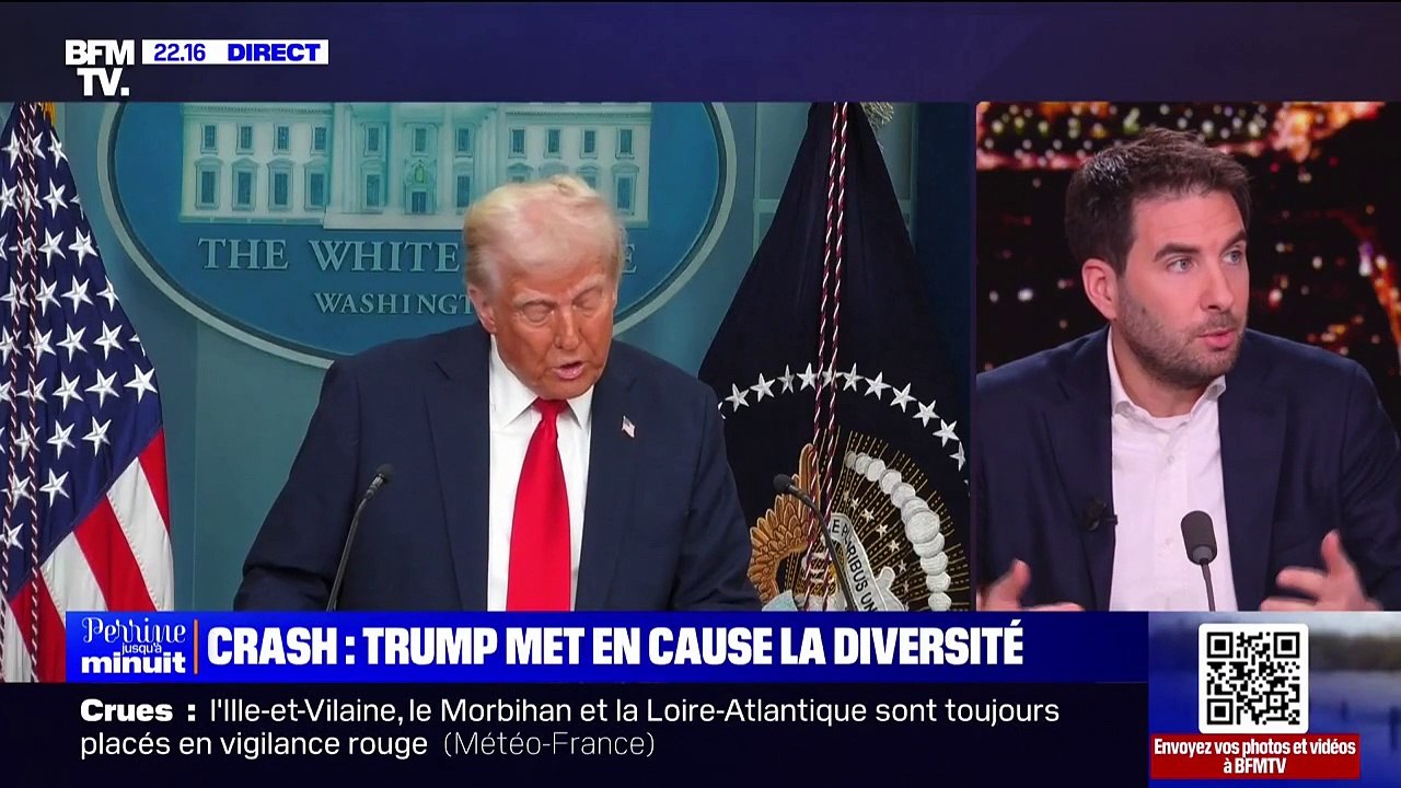 L'ŒIL DE RAPHAËL - Le programme de promotion de la diversité de l'agence fédérale de l'aviation américaine attaqué par Donald Trump après le crash à Washington