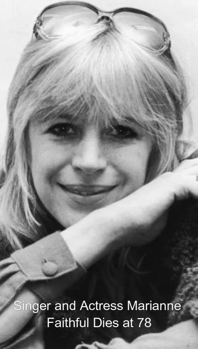 Singer and actress Marianne Faithfull dies at 78 #shorts #marianne #dies #death #trending