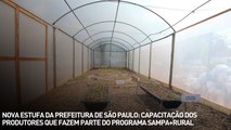 Nova estufa da prefeitura de SP: capacitação dos produtores que fazem parte do Sampa+Rural