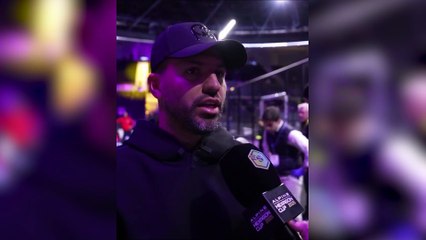 Kun Agüero en el torneo de padel