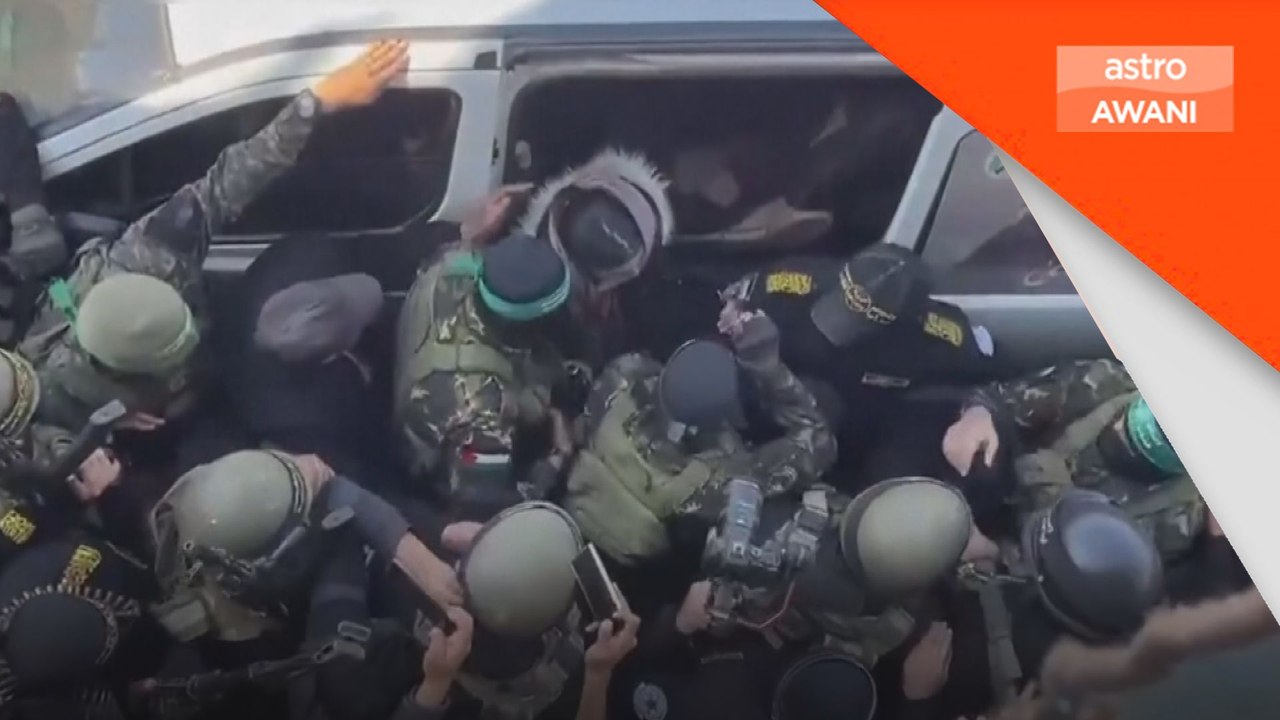 Kekejaman zionis: Hamas bebas 3 tebusan, Israel lepas 110 tahanan