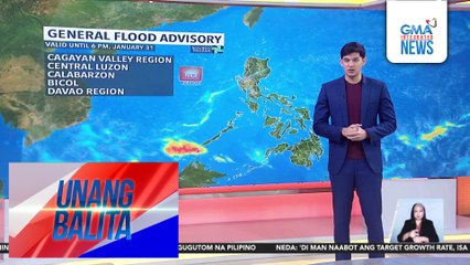 Weather update as of 7:10 AM (January 31, 2025) | Unang Balita