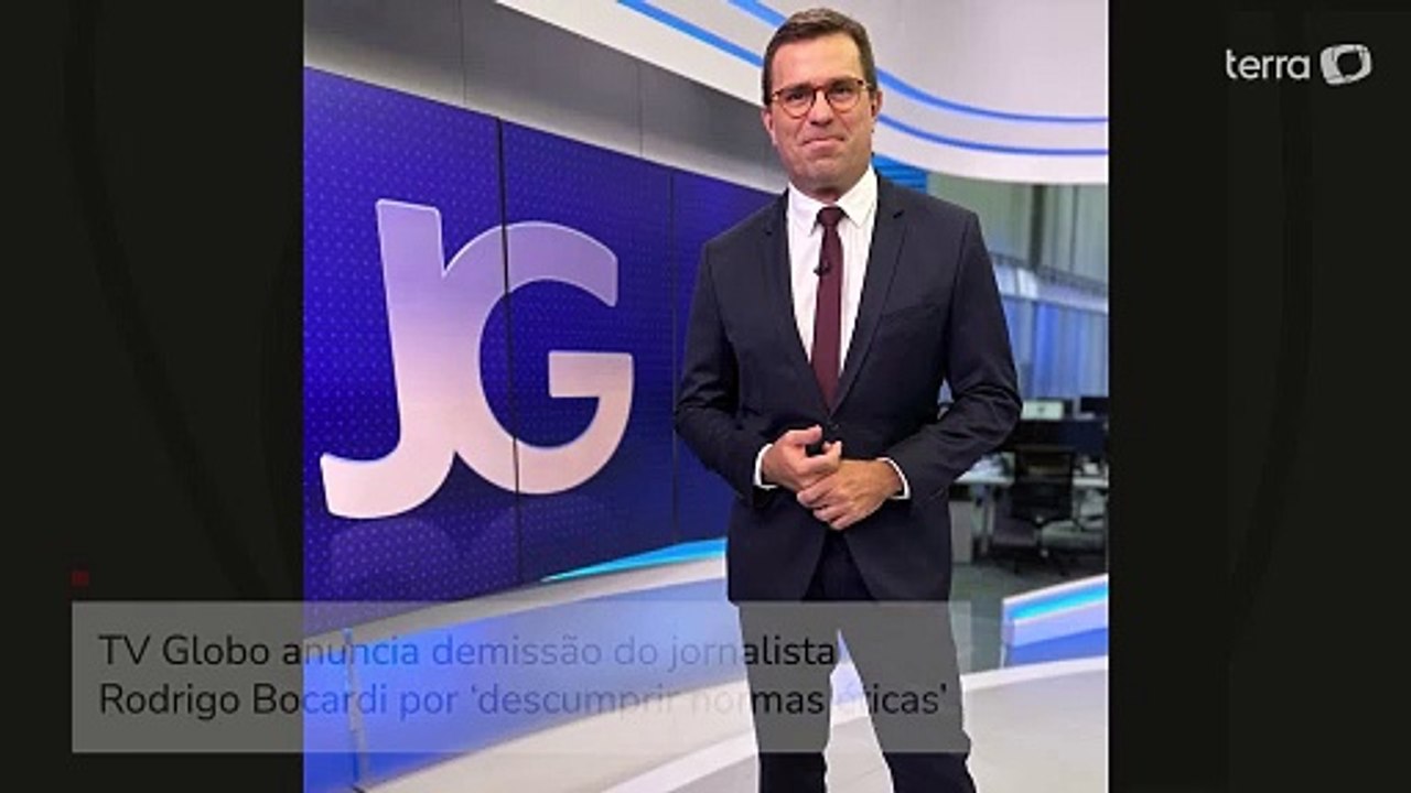 TV Globo anuncia demissão do jornalista Rodrigo Bocardi por ‘descumprir normas éticas’