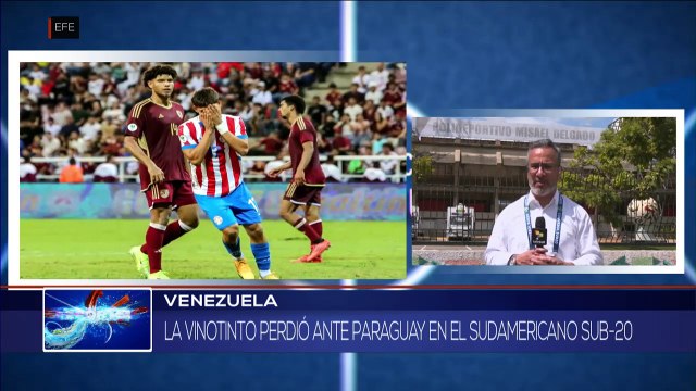 Campeonato Sudamericano de Futbol Sub-20 DEPORTES TELESUR 30-01-2025