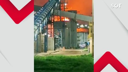 Incêndio atinge Terminal Ferroviário da Rumo em Rondonópolis (MT)