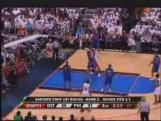 Samuel Dalembert : Game 3 vs Detroit (Playoffs 2008)