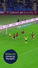 Ronaldo comes up big for Al Nassr