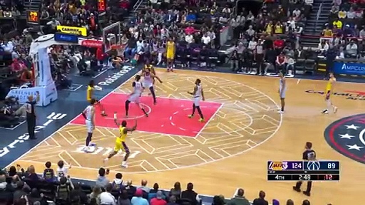 Bronny James And-1 Layup Sends the Wizards Crowd Into a Frenzy
