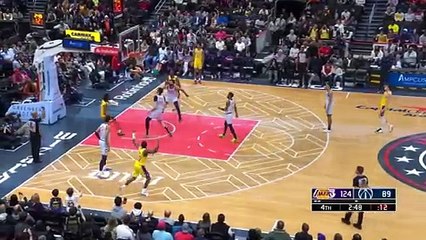 Bronny James And-1 Layup Sends the Wizards Crowd Into a Frenzy