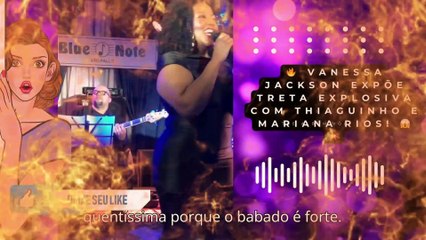 Escândalo🤔😮!  #thiaguinho envolvido em polêmica com #VanessaJackson e #MarianaRios! Saiba tudo! 😱🔥😒.