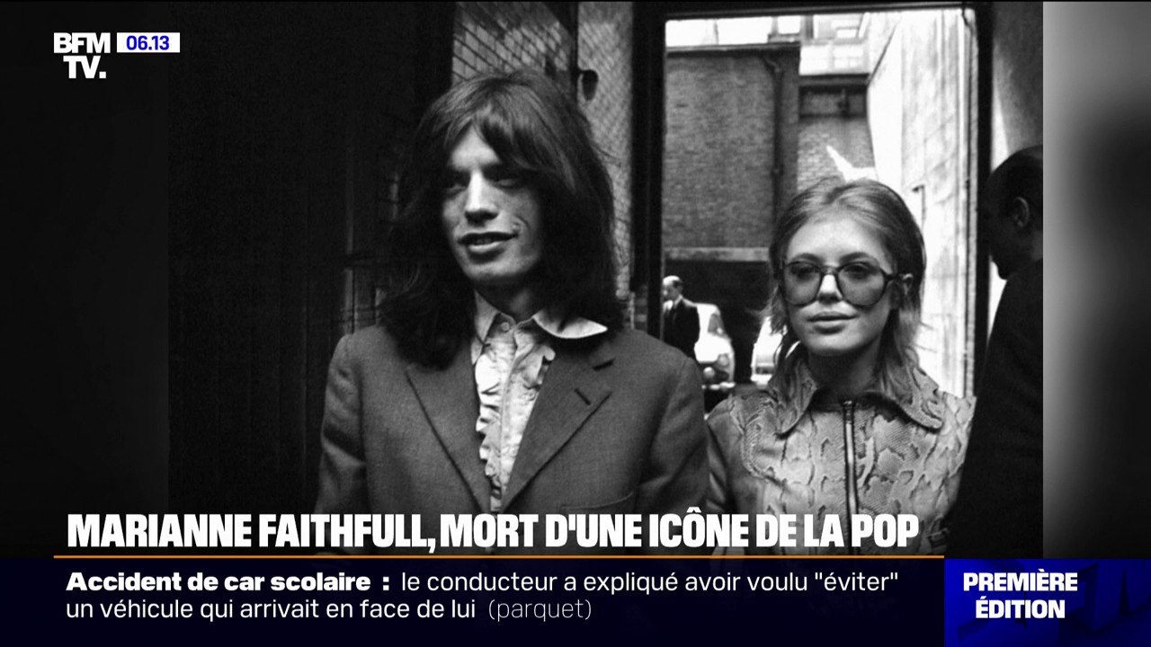 La chanteuse et actrice britannique Marianne Faithfull est morte à 78 ans