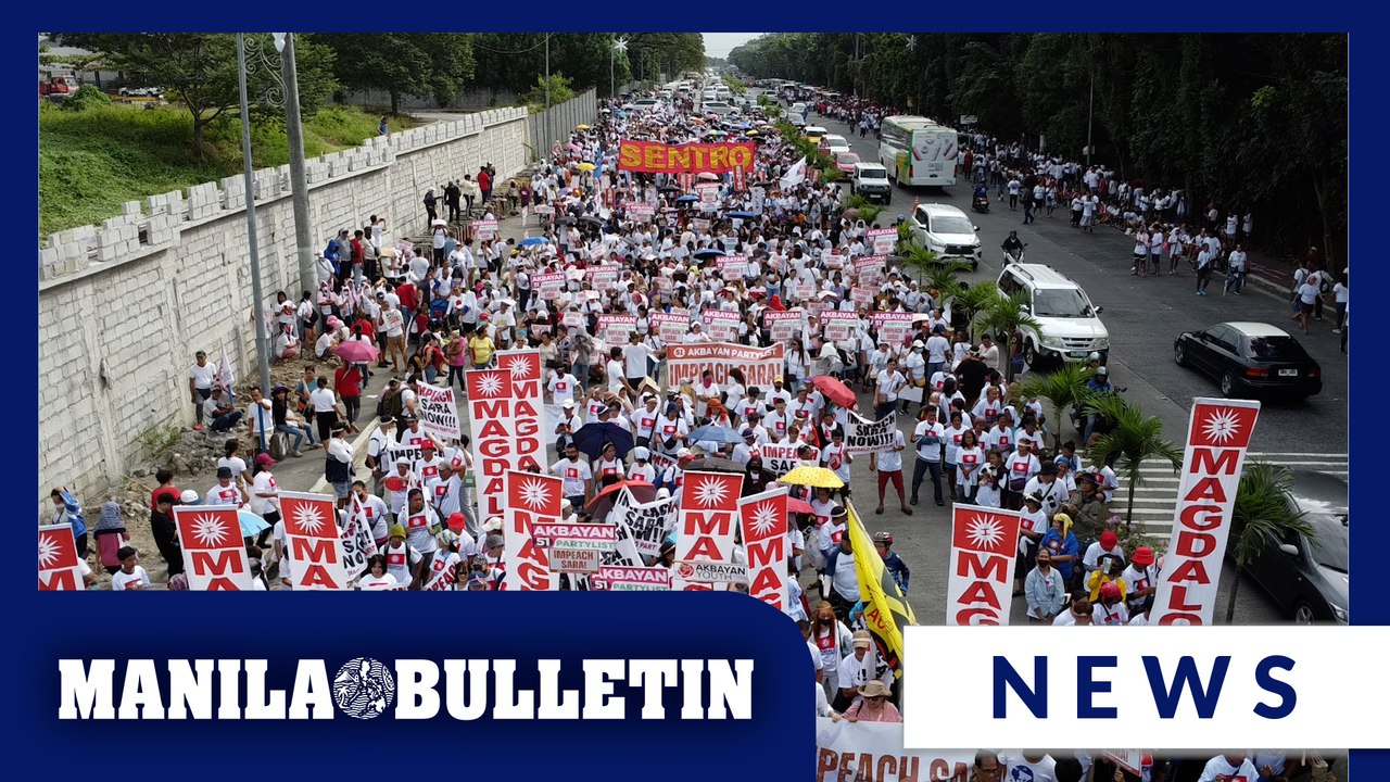 ‘Impeach Sara!’: Protesters call for action on impeachment raps vs VP Duterte