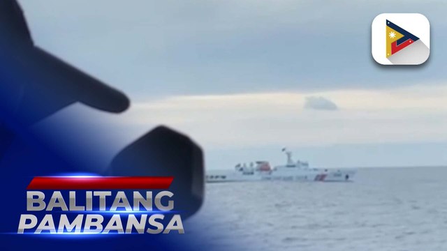 Barko ng China Coast Guard, lalong naitaboy ng PCG mula sa coastline ng Zambales